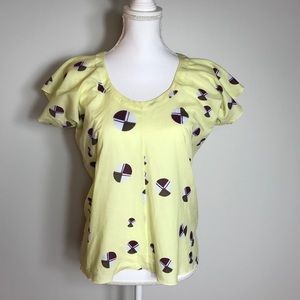 EUC Marni Blouse Yellow Euro Size 44
